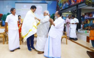 NCDC’s Baba Alexander Receives Honour Of Pathanpuram Gandhi Bhavan